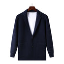 Knit Style Cardigan Men Slim Fit Sweater Casual Solid Coats Jacket Clothes
