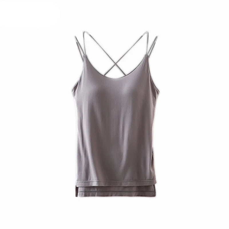 Women Camisoles Tank Top Tanks Sando Singlet Vest Sleeveless Casual