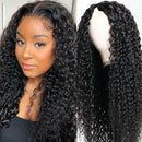 Curly Human Hair Wig Natural Color Glueless Wig No Leave Out No Glue Curly Wig For Women Beginner Friendly