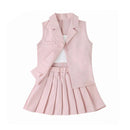 Princess Girls Clothes Suit Tutu Skirt+Tops+TShirt 3Pcs Princess Clothing 3-8 Yrs Wedding Birthday Pageant Classic Girl Suit