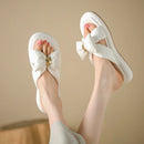 Butterfly Knot Slippers Flat With Heels Women Slippers Concise Ladies Casual Summer Platform Shoes
