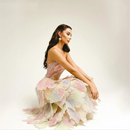 Pastel Rainbow Prom Dresses Strapless Evening Dress Layered Dress