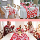 Valentines Day Decor Home Romantic Decorations Heart Shaped Table Runner