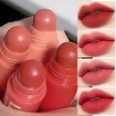 4 In 1 Matte Lipstick Pencil Kit Combo Velvet Red Lip Tint Non-stick Cup Lipstick