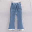 Jeans for Girls Trousers Denim Pants Spring Autumn Teenagers