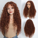 Wigs For Women 30 Inch Omber Brown Blonde Ginger Lace Wigs With Baby Hair Cosplay Wigs