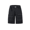 Retro Shorts Men Summer Casual Pants Men Cotton Straight Leg Pants
