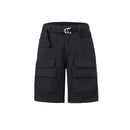 Retro Shorts Men Summer Casual Pants Men Cotton Straight Leg Pants