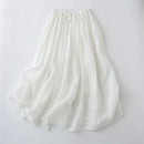 White skirt on a light gray background, Obroi