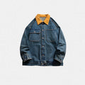 Jacket Spring Casual Streetwear Men's Denim Jackets High Street Zippers Coat