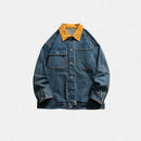 Jacket Spring Casual Streetwear Men's Denim Jackets High Street Zippers Coat