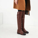 Women Over The Knee High Boots High Heel Women Shoes Platform leather shoes Women Boots