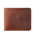 Genuine Leather Fold Men Wallet with Coin Pocket Minimalist Leather Wallet for Men