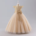 Girl Princess Dress Bow Lace Sleeveless Party Dresses for Girls Summer Children Clothes Girls' Dress 5-14 Years