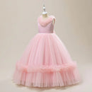Baby Girl Princess Layered Dress Teens Child Wedding Pageant Birthday Baby Clothes