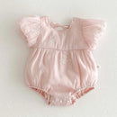 Summer 0-24M Children Clothes Baby Girls Romper Embroidery Toddler Baby Girls Jumpsuit