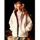 Winter Warm Leather Jacket Vintage Fleece Fluffy Coat Waterproof Thick Warm Reversible Jackets Coats