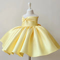Little Girl Princess Dress Summer Girls' Satin Ball Gown Baby's Birthday Dress