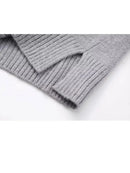 Autumn Thin Long-sleeved V-neck Metal-breasted Loose Cardigan Women's Pure Wool Knitted Jacket Women's Top