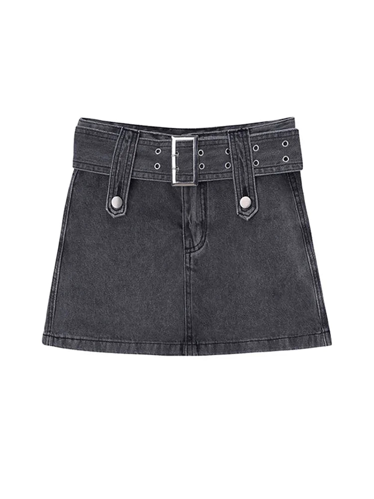 Women Denim Shorts Skirt Casual All Match Female Slim Hip Mini Skirt Summer