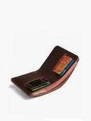 Men Retro Short Wallet Split Leather Ultra-Thin Vintage Small Purse For Man Casual Male