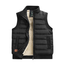 Winter Men's Vest Fleece Lightweight Padded Thickening Vests Jackets Warm Coat Waistcoat