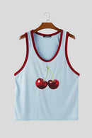 Men Tank Tops Patchwork Sleeveless Summer Male Vests Streetwear Loose Casual Men Clothing