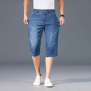 Summer Jeans Shorts Men Thin Soft Straight Short Denim Trouser Men