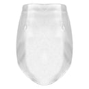 Women Faux Leather Bodycon Miniskirt Curved Hem Skirt Rave Bar Clubwear Casual Side Invisible Zipper Mini Skirts