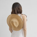 Summer Hand Woven Hollow Paper Grass Sun Hat Rope Grass Hat Outdoor Beach