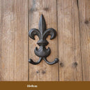 Retro Cast Iron Hooks Outdoor Creative Decoration Clothes Hooks for Courtyard Gardens Wall Clothes Key Hooks