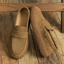 Summer British Men Loafers Sneakers Thick Sole Slip On Men Casual Footwear