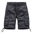 Cargo Shorts Men Military Tactical Shorts Casual Cotton Shorts Male Elastic Waist Short Pants Summer Bottom