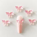 20pcs Kawaii Peach Pink Nail Art Charms Summer Fruit Flower Nail DIY Manicure Jewelry Accessories