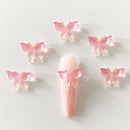 20pcs Kawaii Peach Pink Nail Art Charms Summer Fruit Flower Nail DIY Manicure Jewelry Accessories
