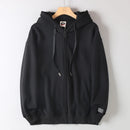 Autumn and Winter American Retro Hooded Thick Hoodies Men's Cardigan Casual