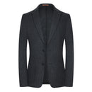 Autumn and Winter Handsome Men's Business Leisure Suit Jacket Young Two Buckle Single West Shirt