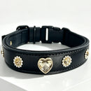 Love Leather Pet Collars and Leash Set Dachshund Doberman Dogs Accessories Luxury Cat Collar