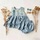 Newborn Baby Girl Boy Cotton Linen Romper Set Infant Toddler Child Summer Jumpsuit Baby Clothes
