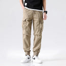 Spring Autumn Cargo Pants For Men Loose-fit Casual Cargo Pants