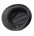 Men top hat made of genuine leather retro French spring and autumn