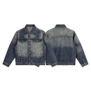 Denim Jacket Men Spring Autumn Gradient Jackets Premium Man Motorcycle Casual Trend Garment
