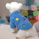 Autumn and Winter Pet Clothes Plush Warm Sweater Small and Medium-sized Dog Pullover