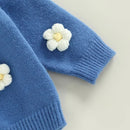 Autumn Toddler Girls Knitted Sweater Baby Cardigans Outwear Children Clothes Kids Girls Knitwear Jacket