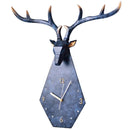 Wall clock with deer head design on a white background, Obroi