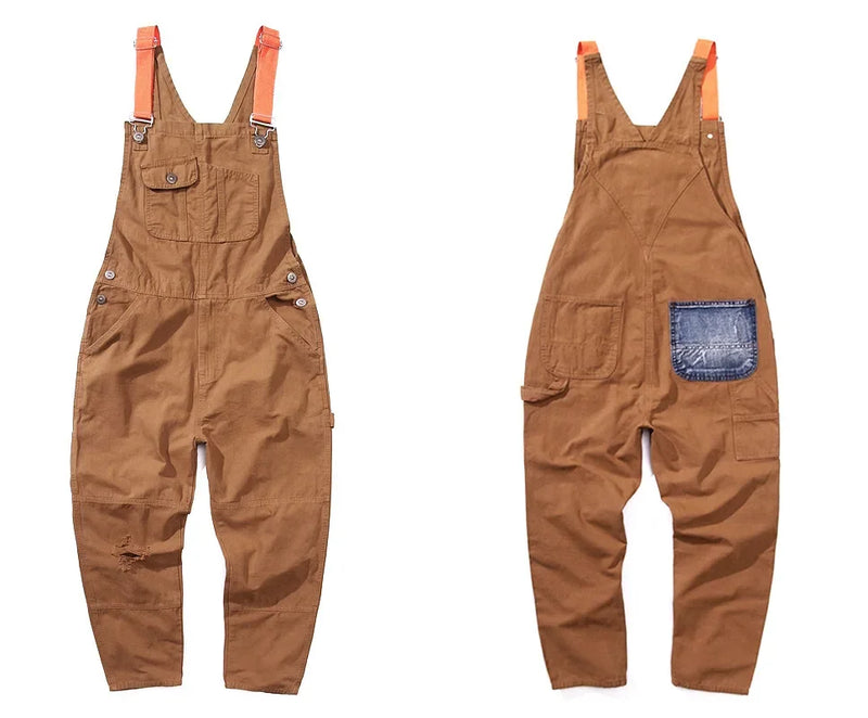 Jumpsuit Cargo Pants Bell Bottoms Casual Pants For Men Women Ins Couple Tank