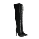 Women Long Boots Slim Knee Boots Nightclub Club Heels Ladies Shoes