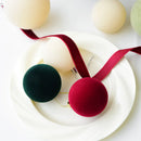 Velvet Christmas Ball Christmas Tree Small Pendant Festive Atmosphere Decoration Layout Scene Props Xmas