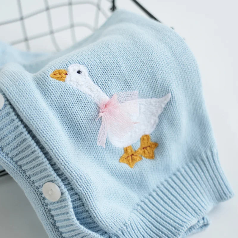 Baby Girls Sweater Kids Cute Knitted Cardigan Autumn Winter Children Clothes