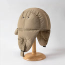 Jacket Cotton Earflap Hat for Men Women Winter Outdoor Windproof Thermal Riding and Skiing Bomber Hat